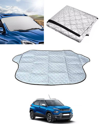 RKPSP Windshield Sun Shade For Tata Punch(Silver)