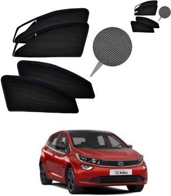 TOP VECHILE Rear Window, Side Window Sun Shade For Tata Altroz(Black)