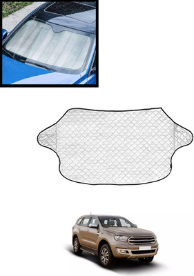 AYW Windshield Sun Shade For Ford Endeavour(Silver)
