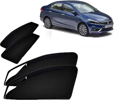 RAKRISH Rear Window, Side Window Sun Shade For Maruti Suzuki Ciaz(Black)