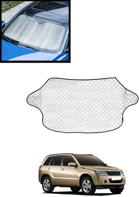 AYW Windshield Sun Shade For Universal For Car Grand Vitara(Silver)