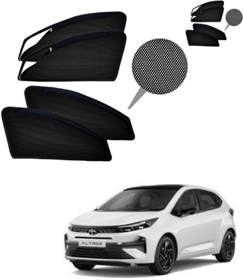 TOP VECHILE Rear Window, Side Window Sun Shade For Tata Altroz(Black)