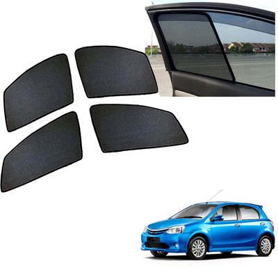 PEEPS STORE Side Window Sun Shade For Toyota Etios Liva(Black)
