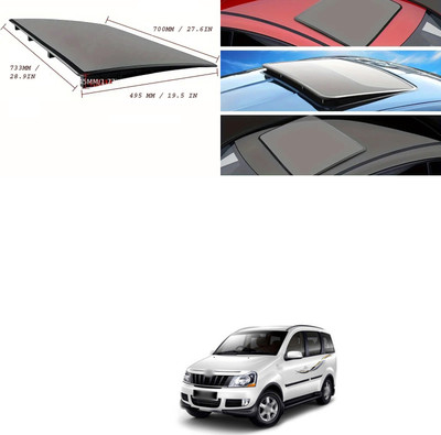 XZRTZ Sun Roof Sun Shade For Mahindra Universal For Car(Black)
