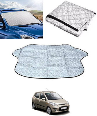 RKPSP Windshield Sun Shade For Hyundai i10(Silver)