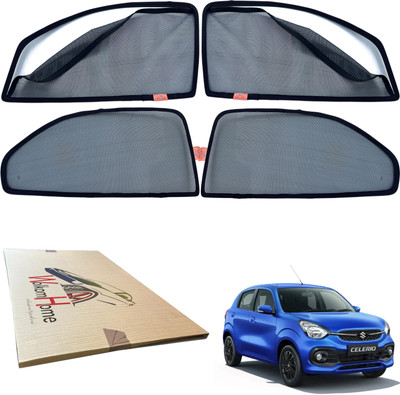 WolkomHome Side Window Sun Shade For Maruti Suzuki Celerio(Black)