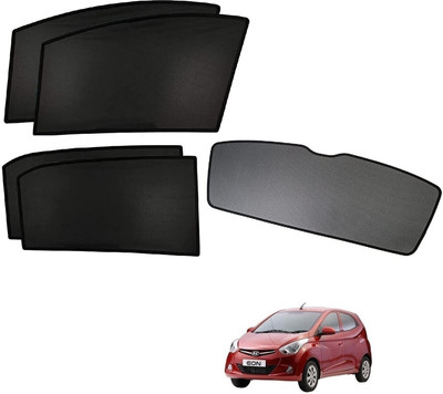 KOZDIKO Side Window, Rear Window Sun Shade For Hyundai Eon(Black)