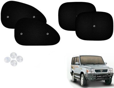 Automotive Prist Side Window Sun Shade For Tata Sumo(Black)