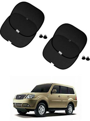 FKOK Side Window Sun Shade For Tata Sumo Grande(Black)