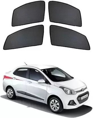 G ILIKA Side Window Sun Shade For Hyundai Xcent(Black)