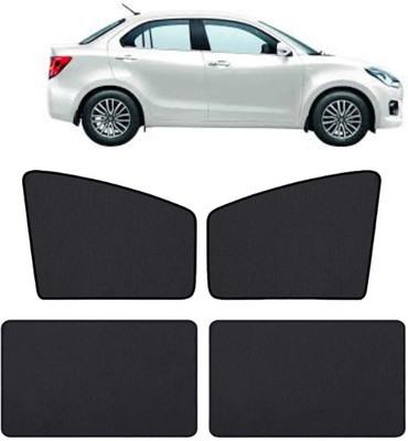 RAKRISH Rear Window, Side Window Sun Shade For Maruti Suzuki Swift Dzire(Black)