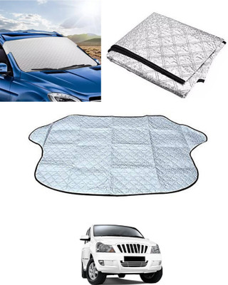 MSNP Windshield Sun Shade For Mahindra Universal For Car(Silver)
