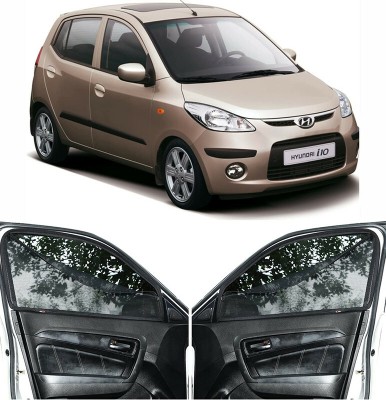 RAKRISH Rear Window, Side Window Sun Shade For Hyundai i10(Black)