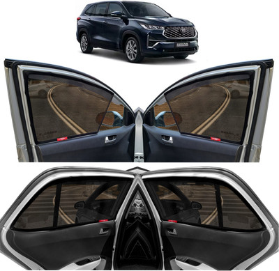 Kingsway Side Window, Rear Window Sun Shade For Toyota Innova(Black)
