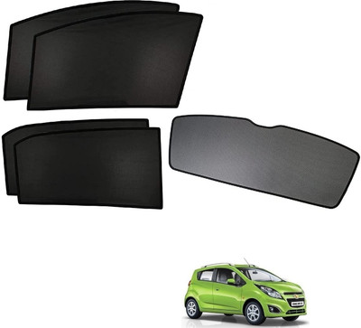 KOZDIKO Side Window, Rear Window Sun Shade For Chevrolet Beat(Black)
