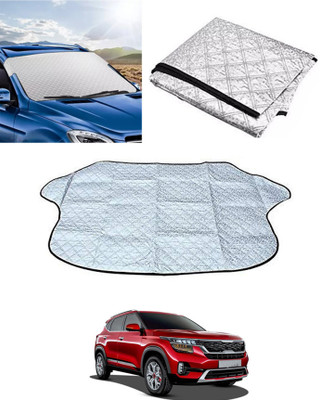 RKPSP Windshield Sun Shade For Kia Seltos(Silver)
