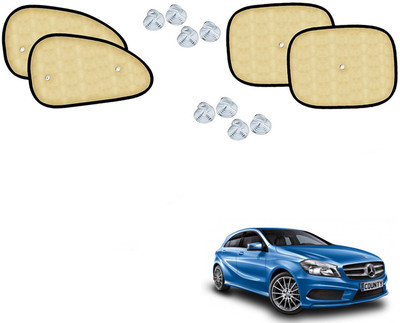 Automotive Prist Side Window Sun Shade For Mercedes Benz A180(Beige)