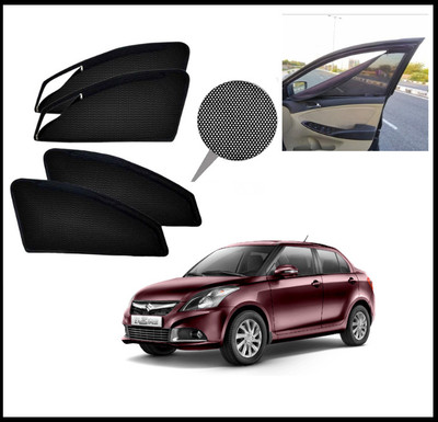 RAKRISH Rear Window, Side Window Sun Shade For Maruti Suzuki Dzire(Black)