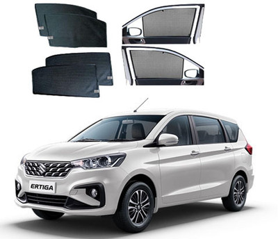 HARKRISH Side Window Sun Shade For Maruti Suzuki Ertiga(Black)