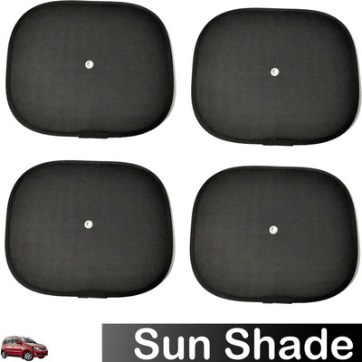 Rhtdm Side Window Sun Shade For Mahindra Quanto, Universal For Car(Black)
