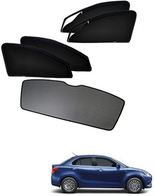 RAKRISH Rear Window, Side Window Sun Shade For Maruti Suzuki Swift Dzire(Black)