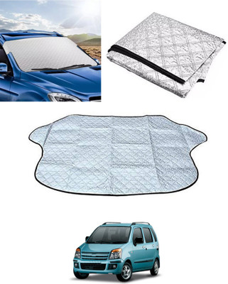 RKPSP Windshield Sun Shade For Maruti Suzuki Universal For Car(Silver)