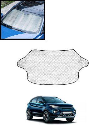AYW Windshield Sun Shade For Tata Nexon EV(Silver)