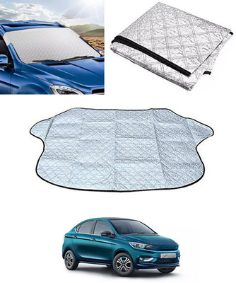 RKPSP Windshield Sun Shade For Tata Tigor EV(Silver)