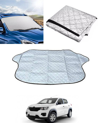 AYW Windshield Sun Shade For Renault Kwid(Silver)