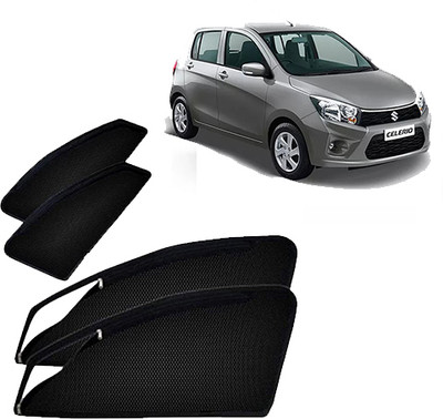 RAKRISH Rear Window, Side Window Sun Shade For Maruti Suzuki Celerio(Black)
