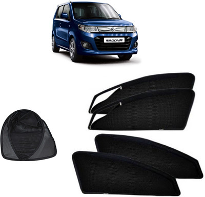 KOZDICAR Side Window Sun Shade For Maruti Suzuki WagonR Stingray(Black)