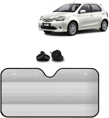 Kingsway Windshield, Dashboard, Rear Window Sun Shade For Toyota Etios Liva(Silver)