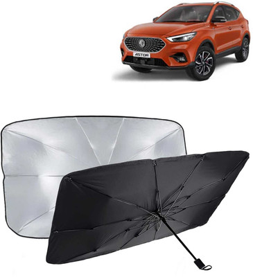 Kingsway Dashboard, Windshield Sun Shade For MG Astor(Black, Silver)
