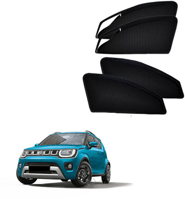 HARKRISH Side Window Sun Shade For Maruti Suzuki Ignis(Black)