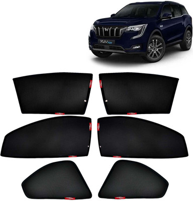 Kingsway Side Window, Rear Window Sun Shade For Mahindra XUV 700(Black)