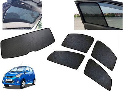 AUTO PEARL Side Window, Rear Window Sun Shade For Hyundai Eon(Black)