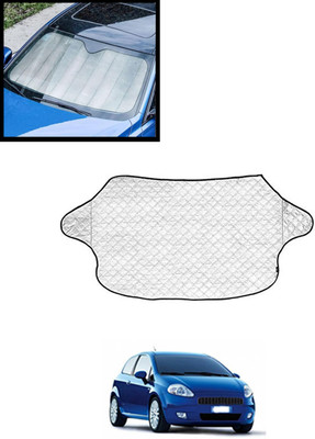 AYW Windshield Sun Shade For Fiat Grand Punto(Silver)