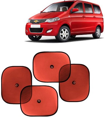 Kingsway Side Window, Rear Window, Dashboard, Sun Roof, Windshield Sun Shade For Chevrolet Enjoy(Red)