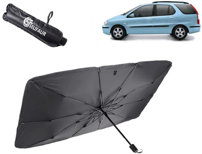 Selifaur Dashboard, Rear Window, Sun Roof, Windshield Sun Shade For Tata Indigo Marina(Black)