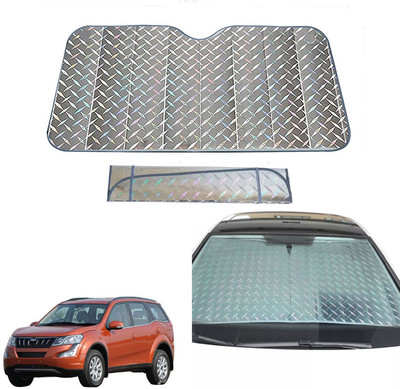 AUTO PEARL Dashboard, Windshield Sun Shade For Mahindra XUV 500(Grey)