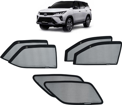 AUTOFIXER Side Window Sun Shade For Toyota Fortuner(Black)