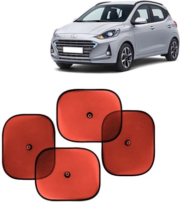 Kingsway Side Window, Rear Window, Dashboard, Sun Roof, Windshield Sun Shade For Hyundai Grand i10 NIOS(Red)