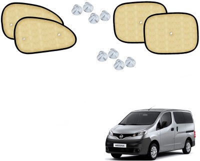 Automotive Prist Side Window Sun Shade For Nissan Evalia(Beige)