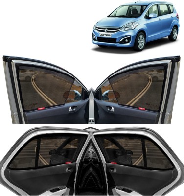 Kingsway Side Window, Rear Window Sun Shade For Maruti Suzuki Ertiga(Black)