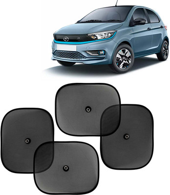 Kingsway Side Window, Rear Window, Windshield Sun Shade For Tata Tiago(Black)