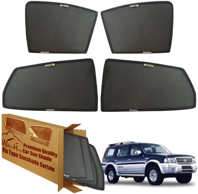 WolkomHome Side Window Sun Shade For Ford Universal For Car(Black)