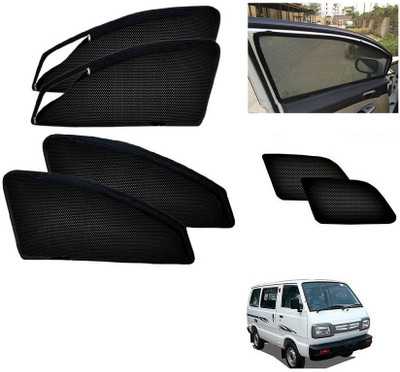 G ILIKA Rear Window, Side Window Sun Shade For Maruti Suzuki Omni(Black)