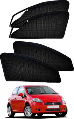 PEEPS STORE Side Window Sun Shade For Fiat Punto(Black)