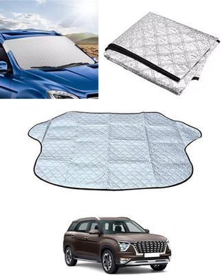 AYW Windshield Sun Shade For Hyundai Alcazar(Silver)