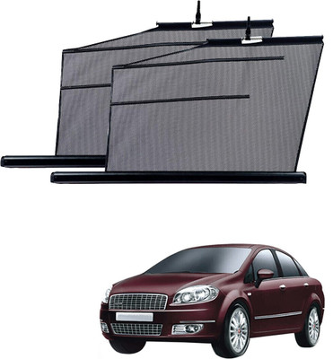 SS Zeeber Side Window Sun Shade For Fiat Linea Classic(Black)